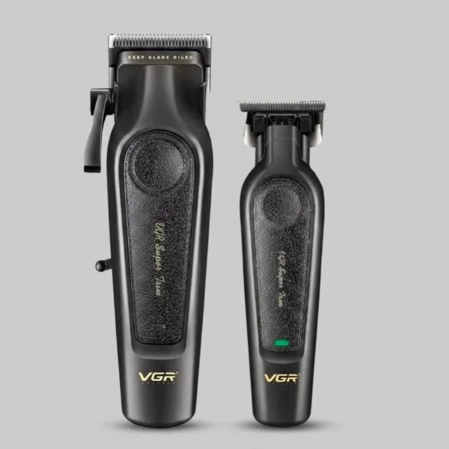 ست ماشین اصلاح موی سر و صورت شارژی وی جی ار مدل V-197 & 995